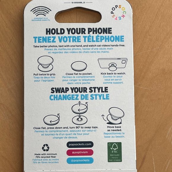 Brand New Just Peachy Gloss Popsockets Summertime Pop Grip - Picture 4 of 5